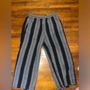 Old navy striped loose cotton pants